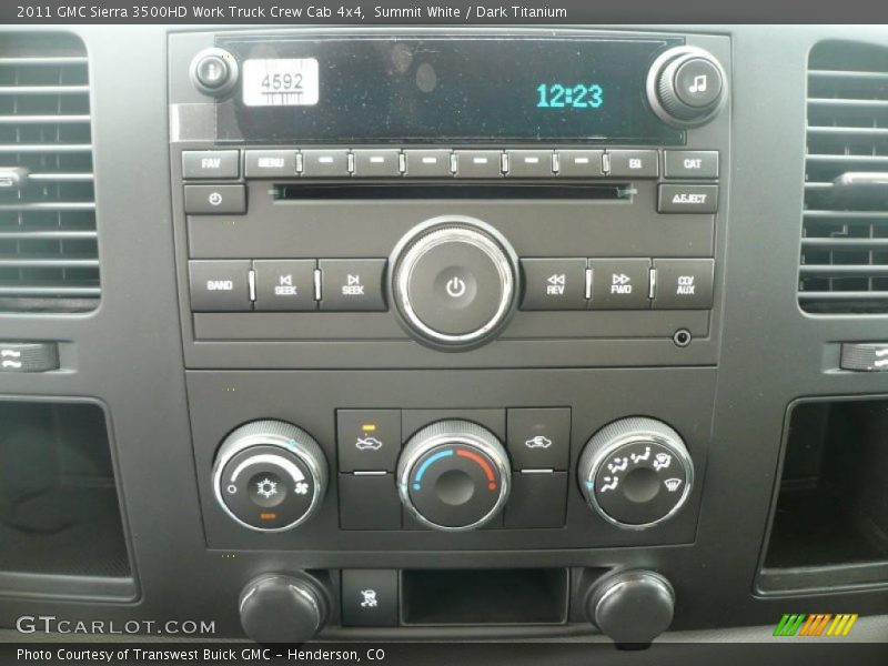 Summit White / Dark Titanium 2011 GMC Sierra 3500HD Work Truck Crew Cab 4x4