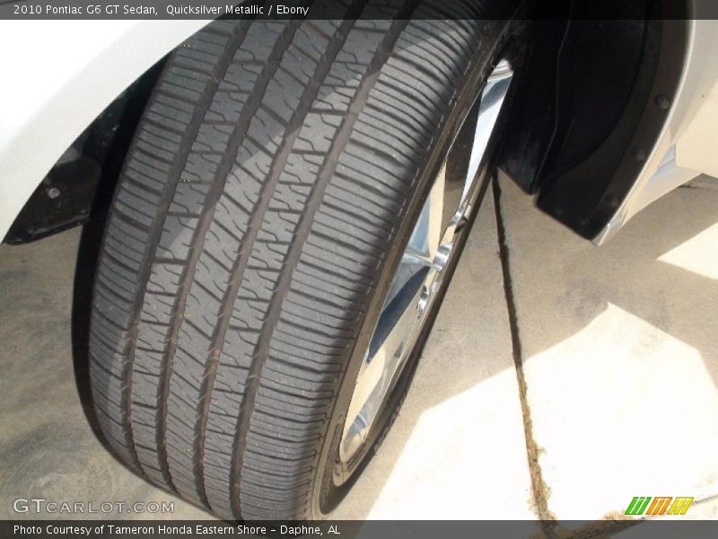 Quicksilver Metallic / Ebony 2010 Pontiac G6 GT Sedan