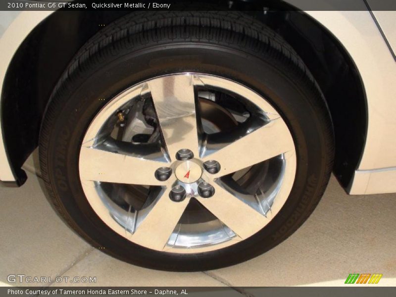Quicksilver Metallic / Ebony 2010 Pontiac G6 GT Sedan