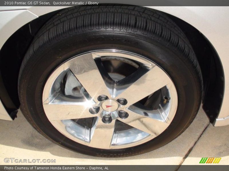 Quicksilver Metallic / Ebony 2010 Pontiac G6 GT Sedan