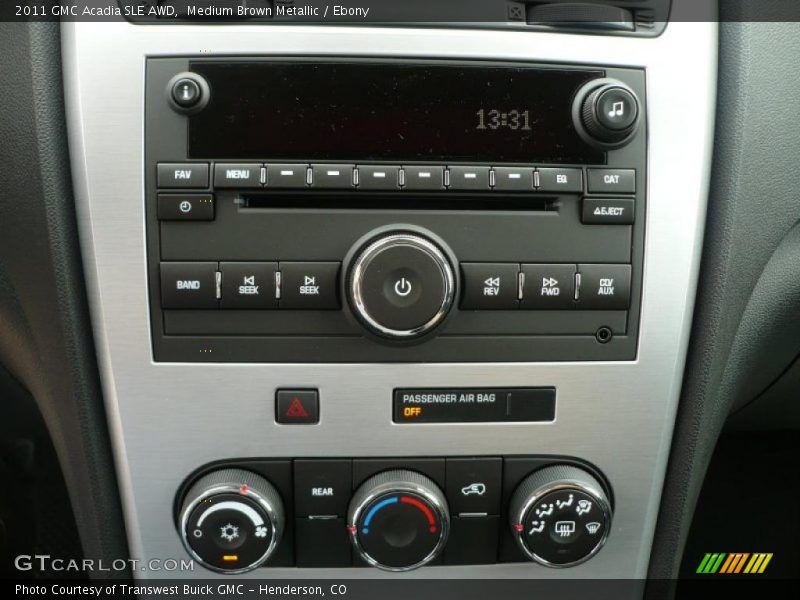 Medium Brown Metallic / Ebony 2011 GMC Acadia SLE AWD