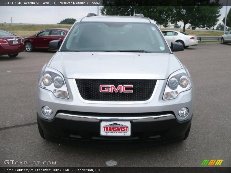 Quicksilver Metallic / Ebony 2011 GMC Acadia SLE AWD