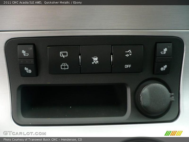 Quicksilver Metallic / Ebony 2011 GMC Acadia SLE AWD