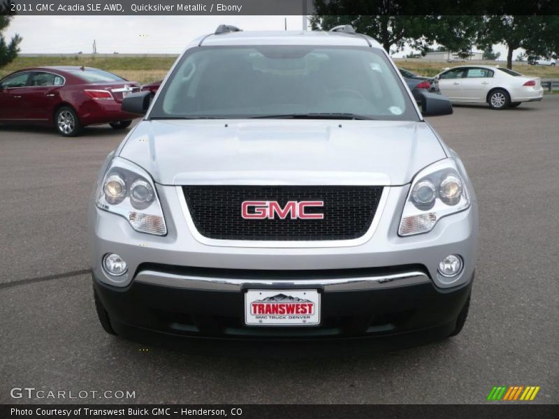 Quicksilver Metallic / Ebony 2011 GMC Acadia SLE AWD