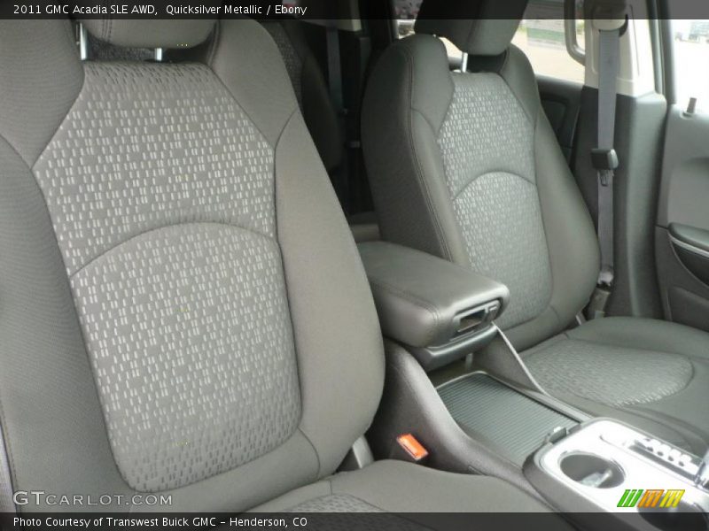 Quicksilver Metallic / Ebony 2011 GMC Acadia SLE AWD