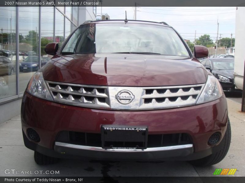 Merlot Pearl / Charcoal 2007 Nissan Murano S AWD
