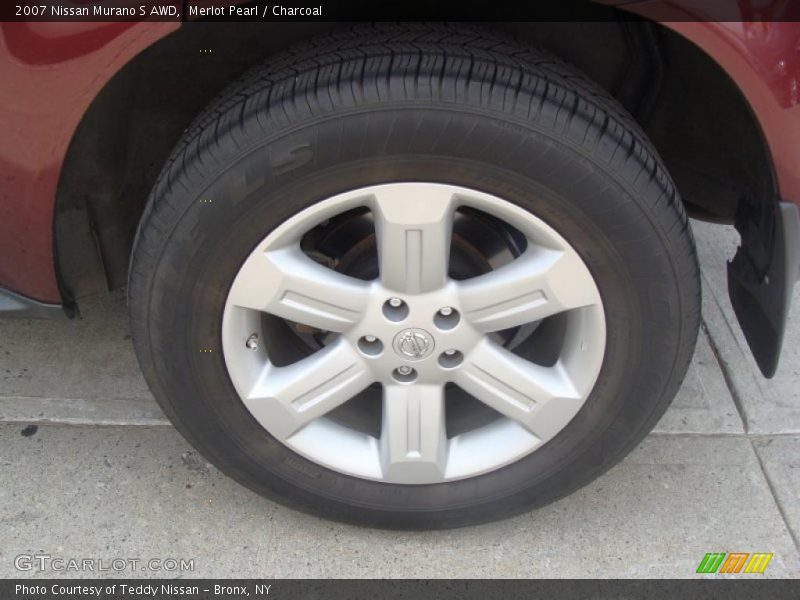 Merlot Pearl / Charcoal 2007 Nissan Murano S AWD