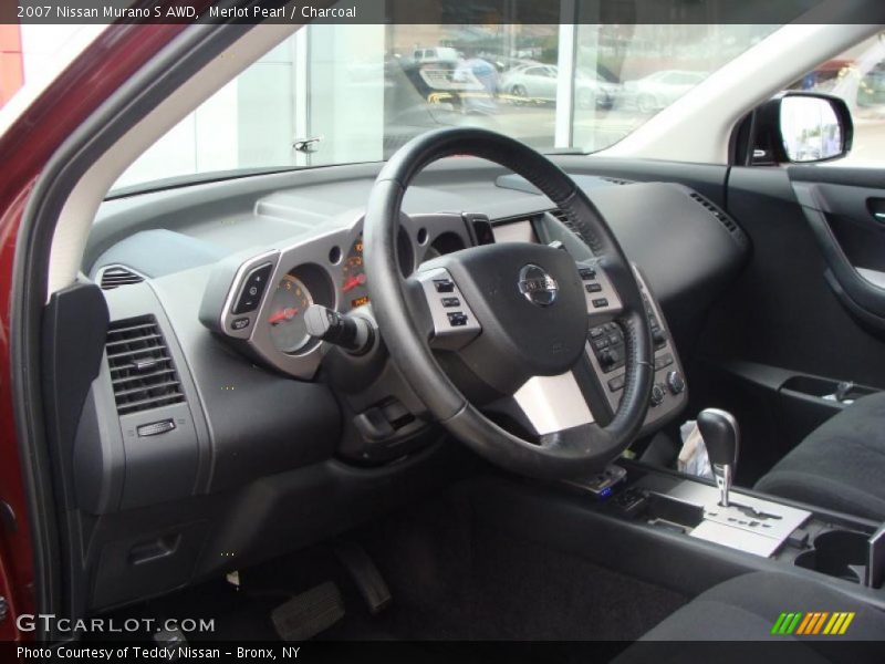 Merlot Pearl / Charcoal 2007 Nissan Murano S AWD