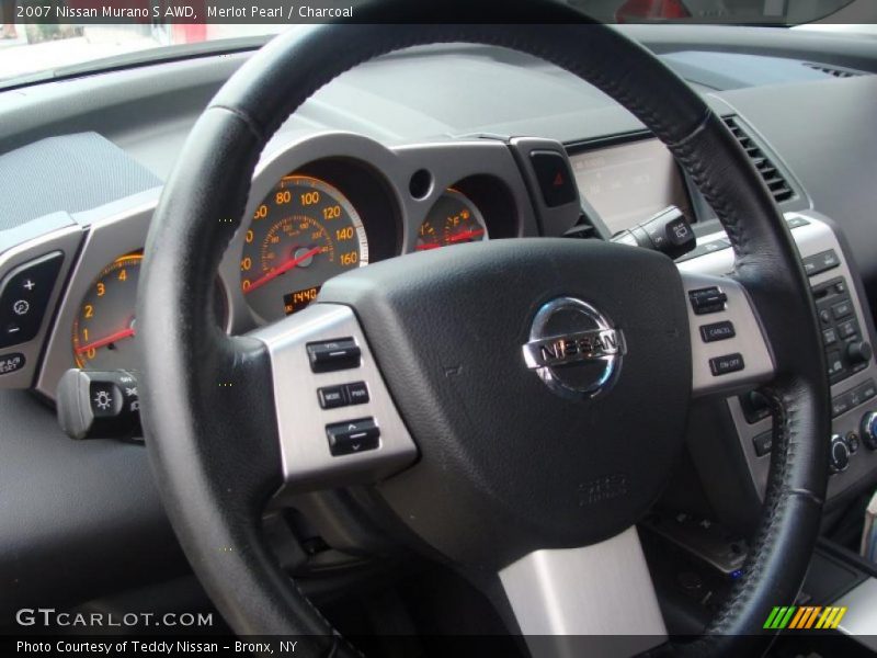 Merlot Pearl / Charcoal 2007 Nissan Murano S AWD
