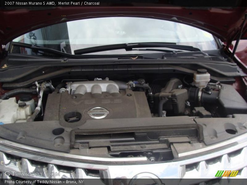 Merlot Pearl / Charcoal 2007 Nissan Murano S AWD
