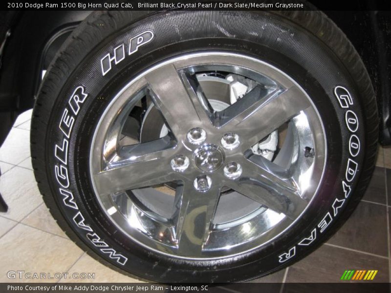 Brilliant Black Crystal Pearl / Dark Slate/Medium Graystone 2010 Dodge Ram 1500 Big Horn Quad Cab
