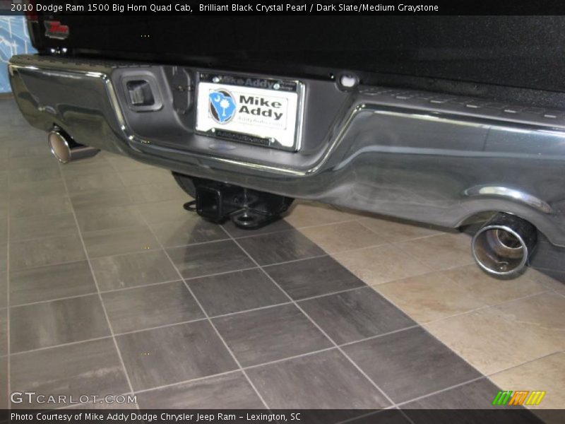 Brilliant Black Crystal Pearl / Dark Slate/Medium Graystone 2010 Dodge Ram 1500 Big Horn Quad Cab