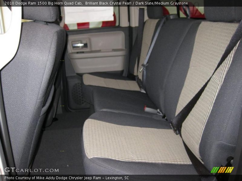 Brilliant Black Crystal Pearl / Dark Slate/Medium Graystone 2010 Dodge Ram 1500 Big Horn Quad Cab
