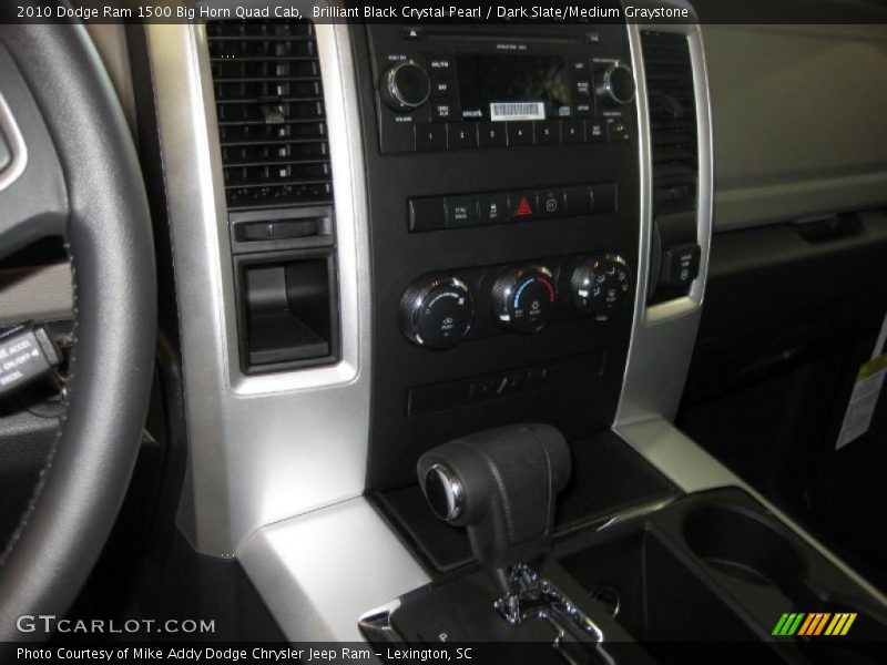 Brilliant Black Crystal Pearl / Dark Slate/Medium Graystone 2010 Dodge Ram 1500 Big Horn Quad Cab