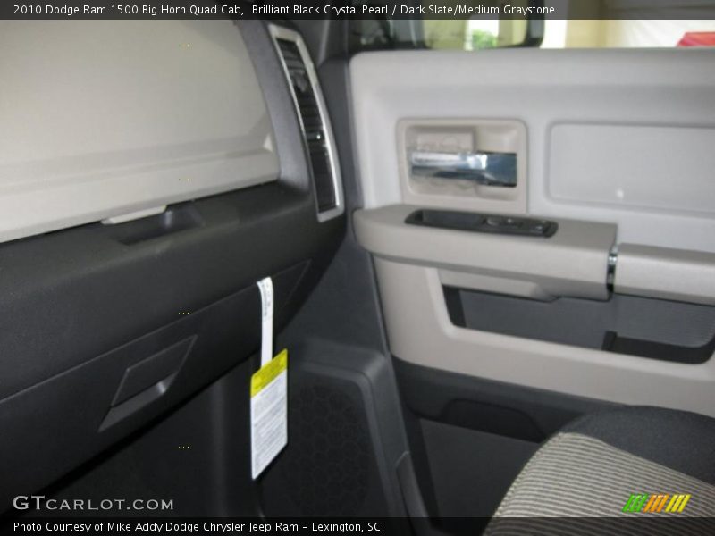 Brilliant Black Crystal Pearl / Dark Slate/Medium Graystone 2010 Dodge Ram 1500 Big Horn Quad Cab