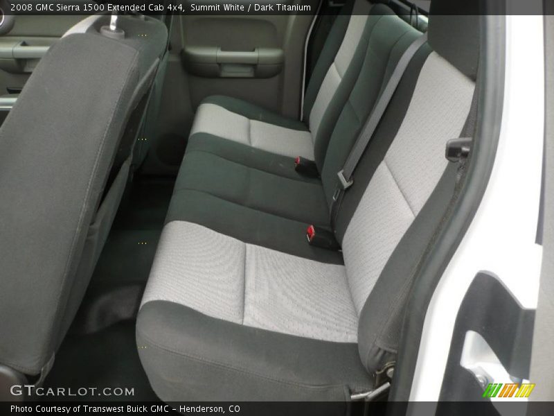 Summit White / Dark Titanium 2008 GMC Sierra 1500 Extended Cab 4x4