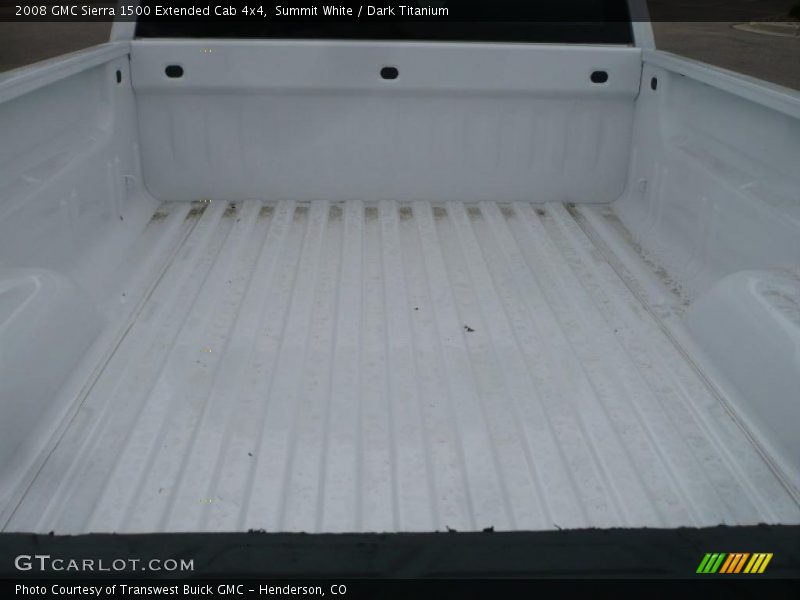 Summit White / Dark Titanium 2008 GMC Sierra 1500 Extended Cab 4x4