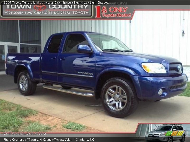 Spectra Blue Mica / Light Charcoal 2006 Toyota Tundra Limited Access Cab