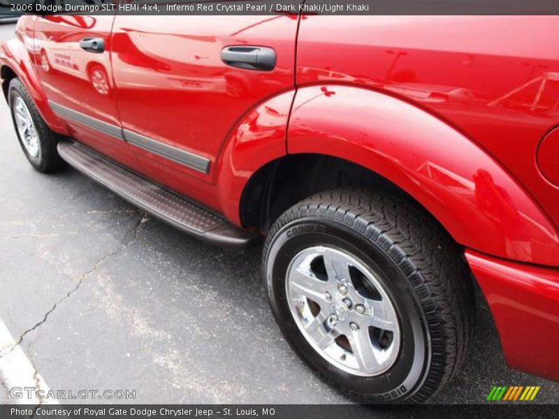 Inferno Red Crystal Pearl / Dark Khaki/Light Khaki 2006 Dodge Durango SLT HEMI 4x4