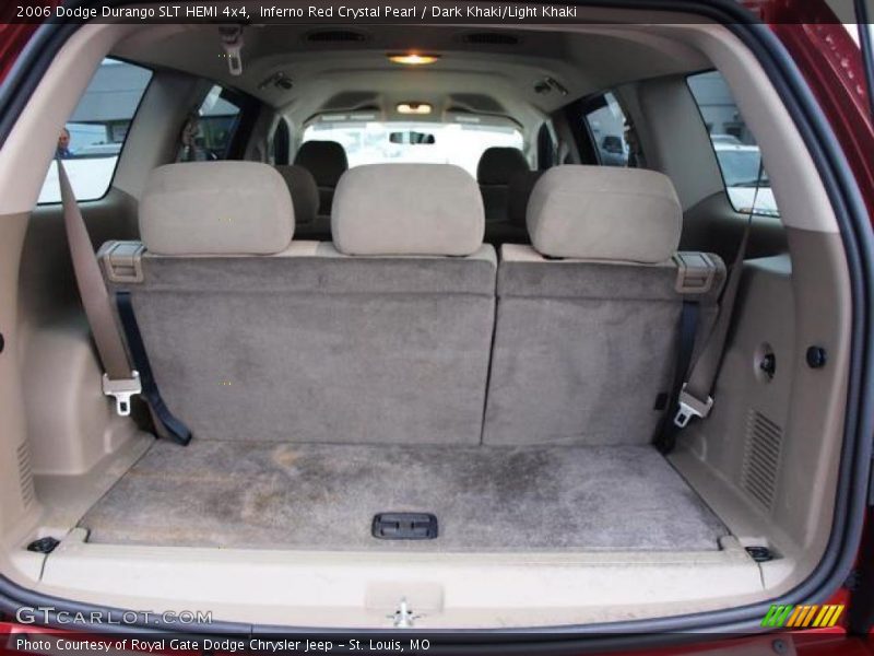 Inferno Red Crystal Pearl / Dark Khaki/Light Khaki 2006 Dodge Durango SLT HEMI 4x4