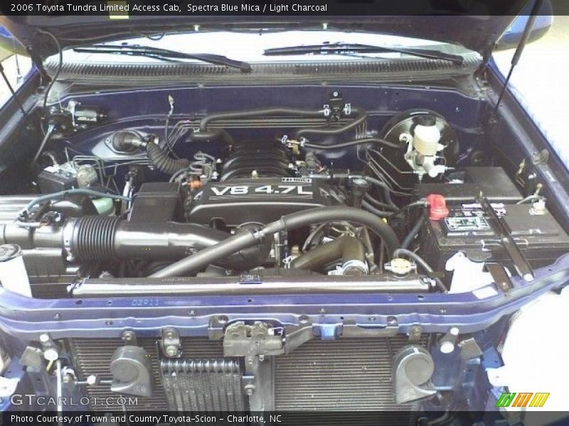 Spectra Blue Mica / Light Charcoal 2006 Toyota Tundra Limited Access Cab