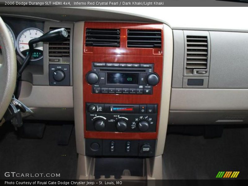 Inferno Red Crystal Pearl / Dark Khaki/Light Khaki 2006 Dodge Durango SLT HEMI 4x4