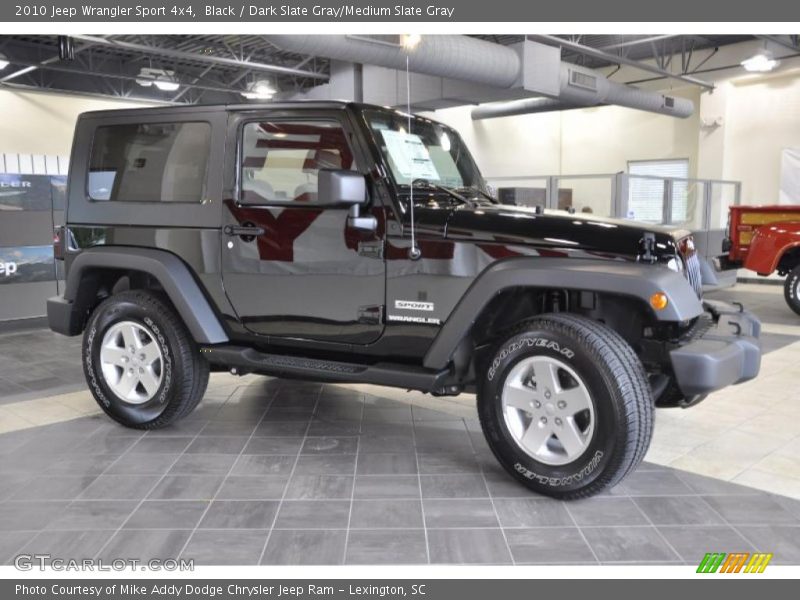 Black / Dark Slate Gray/Medium Slate Gray 2010 Jeep Wrangler Sport 4x4