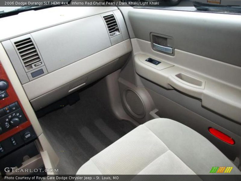 Inferno Red Crystal Pearl / Dark Khaki/Light Khaki 2006 Dodge Durango SLT HEMI 4x4