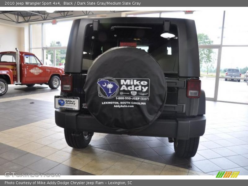 Black / Dark Slate Gray/Medium Slate Gray 2010 Jeep Wrangler Sport 4x4