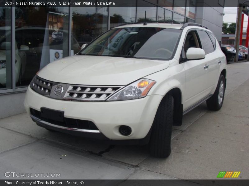 Glacier Pearl White / Cafe Latte 2007 Nissan Murano S AWD