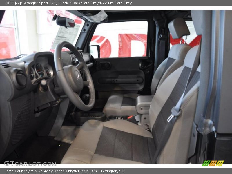 Black / Dark Slate Gray/Medium Slate Gray 2010 Jeep Wrangler Sport 4x4