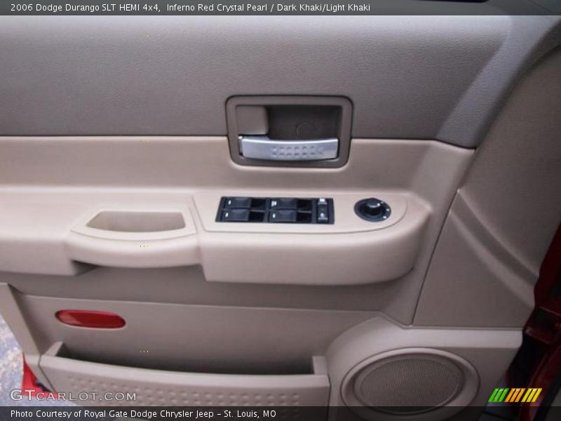 Inferno Red Crystal Pearl / Dark Khaki/Light Khaki 2006 Dodge Durango SLT HEMI 4x4