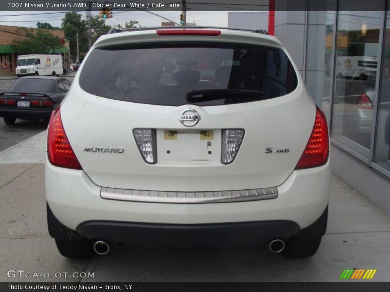Glacier Pearl White / Cafe Latte 2007 Nissan Murano S AWD