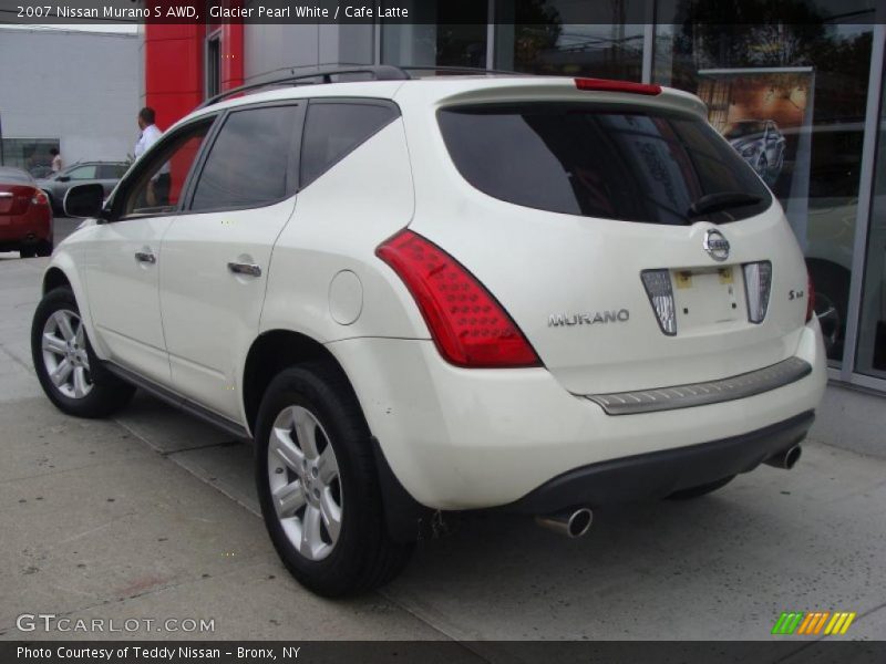 Glacier Pearl White / Cafe Latte 2007 Nissan Murano S AWD
