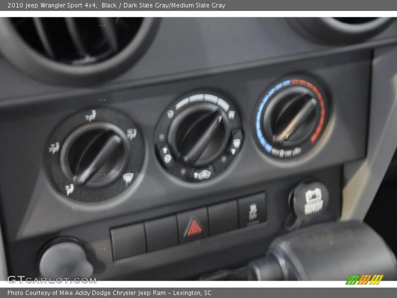 Black / Dark Slate Gray/Medium Slate Gray 2010 Jeep Wrangler Sport 4x4