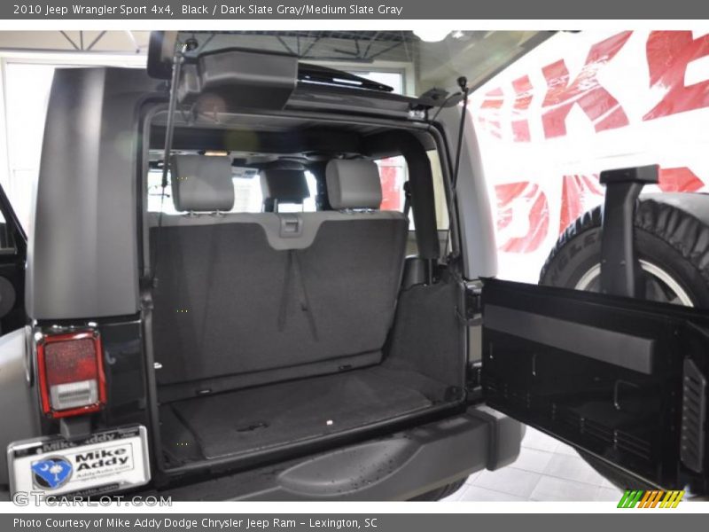 Black / Dark Slate Gray/Medium Slate Gray 2010 Jeep Wrangler Sport 4x4