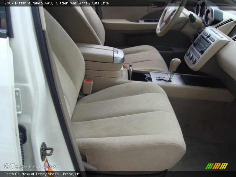 Glacier Pearl White / Cafe Latte 2007 Nissan Murano S AWD