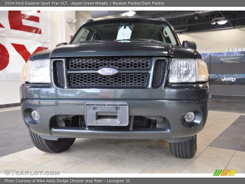 Aspen Green Metallic / Medium Pebble/Dark Pebble 2004 Ford Explorer Sport Trac XLT