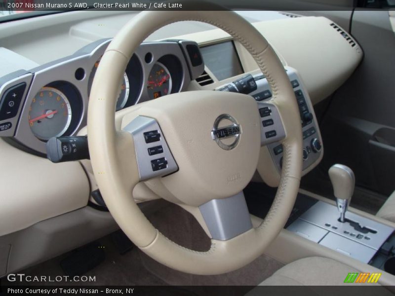 Glacier Pearl White / Cafe Latte 2007 Nissan Murano S AWD