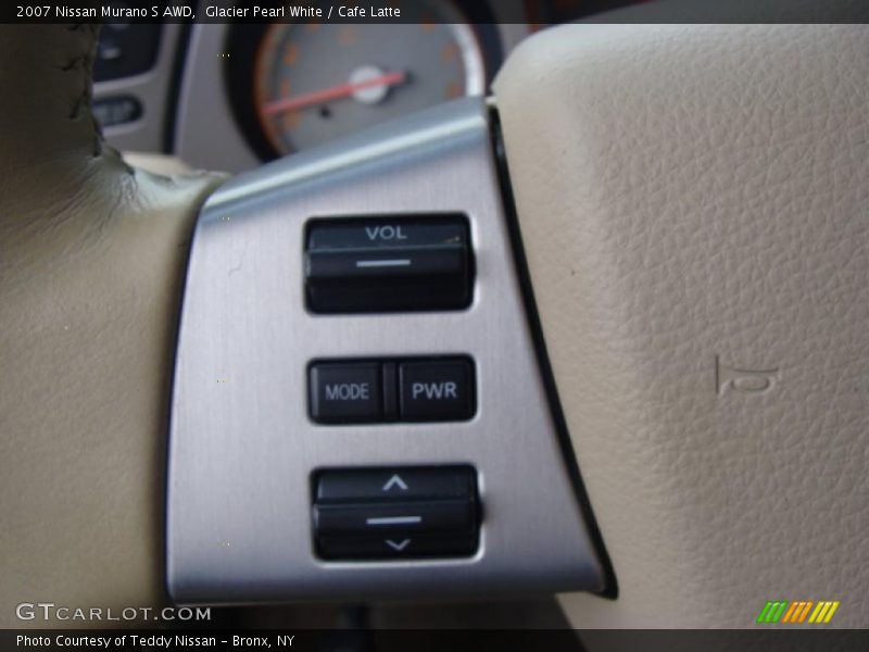 Glacier Pearl White / Cafe Latte 2007 Nissan Murano S AWD