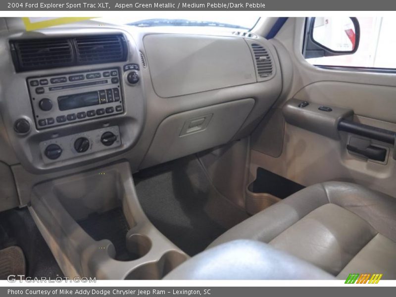 Aspen Green Metallic / Medium Pebble/Dark Pebble 2004 Ford Explorer Sport Trac XLT