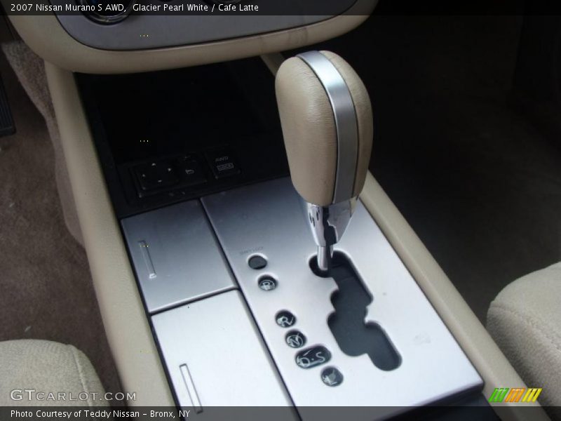Glacier Pearl White / Cafe Latte 2007 Nissan Murano S AWD