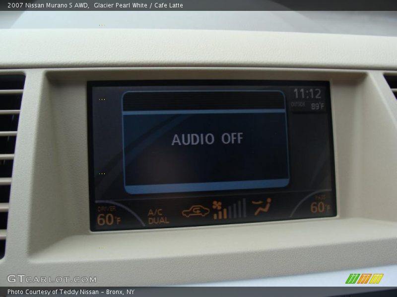 Glacier Pearl White / Cafe Latte 2007 Nissan Murano S AWD