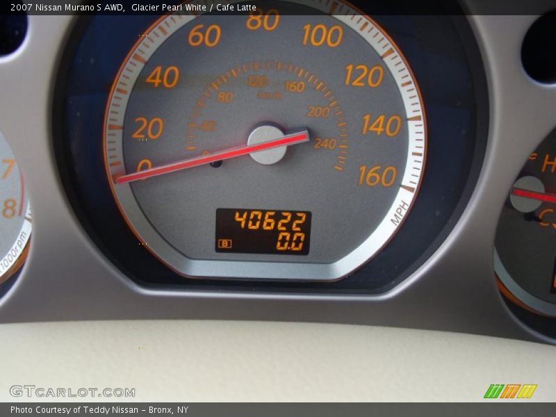Glacier Pearl White / Cafe Latte 2007 Nissan Murano S AWD