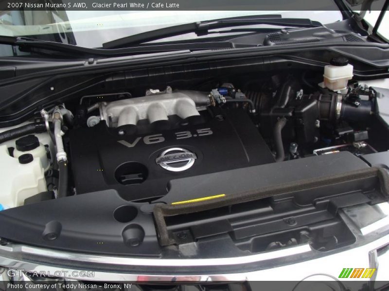 Glacier Pearl White / Cafe Latte 2007 Nissan Murano S AWD