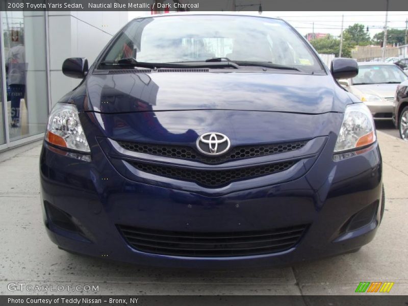 Nautical Blue Metallic / Dark Charcoal 2008 Toyota Yaris Sedan