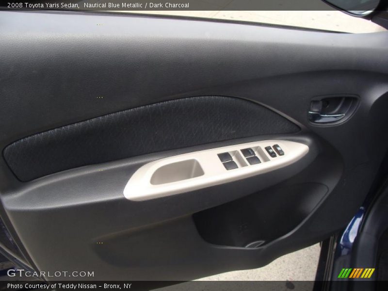 Nautical Blue Metallic / Dark Charcoal 2008 Toyota Yaris Sedan