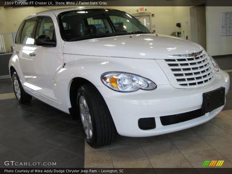 Stone White / Pastel Slate Gray 2009 Chrysler PT Cruiser LX