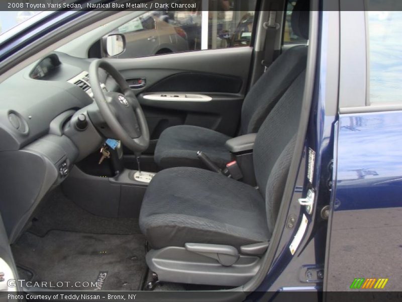 Nautical Blue Metallic / Dark Charcoal 2008 Toyota Yaris Sedan