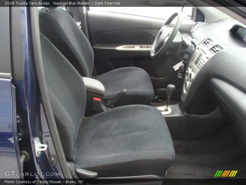 Nautical Blue Metallic / Dark Charcoal 2008 Toyota Yaris Sedan